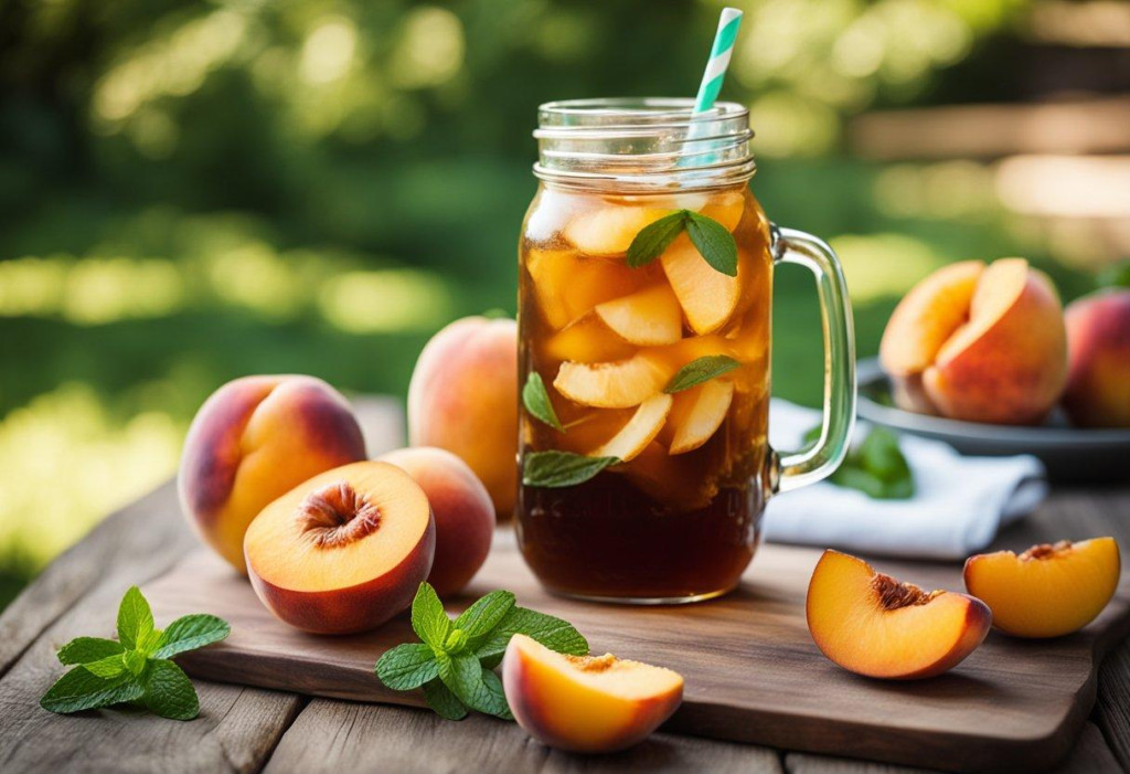 Peach Sun Tea Recipe