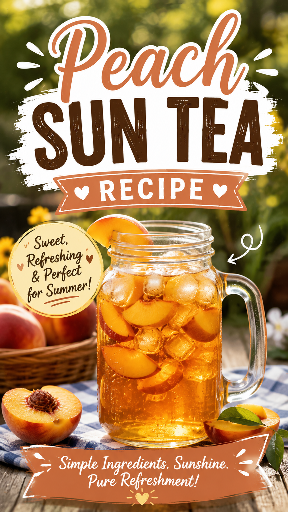 Peach Sun Tea Recipe