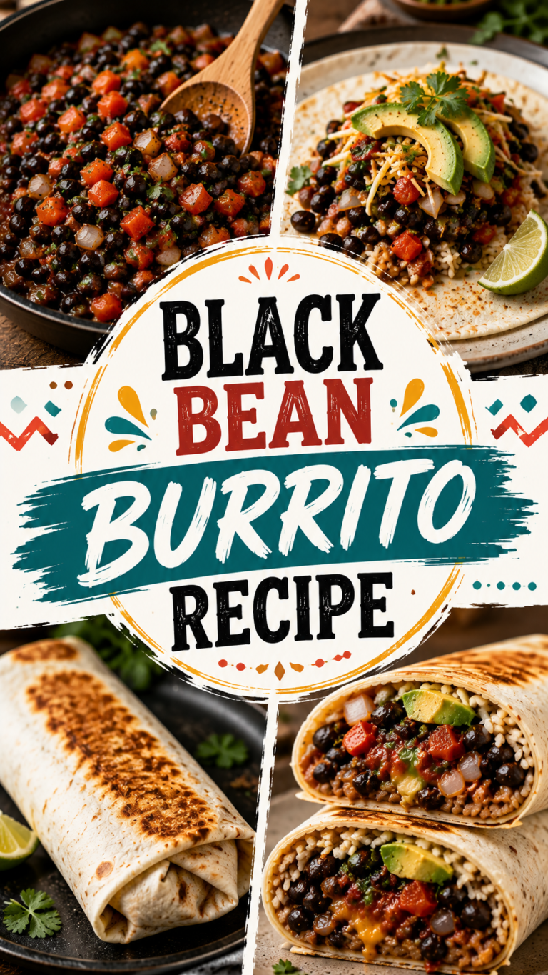 Black Bean Burrito Recipe