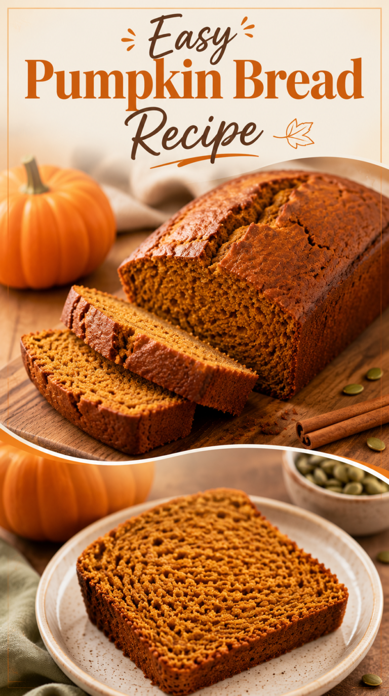Easy Pumpkin Bread Recipe