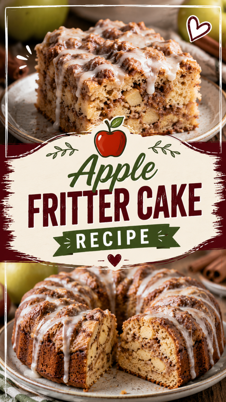 Apple Fritter Cake Recipe